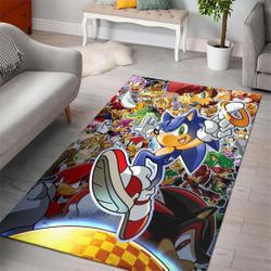 Sonic The Hedgehog Fn200223 Gaming Area Rug Rug Regtangle Carpet Floor Decor Home Decor
