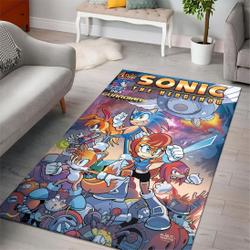 Sonic The Hedgehog Fn200224 Gaming Area Rug Rug Regtangle Carpet Floor Decor Home Decor