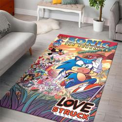 Sonic The Hedgehog Fn200225 Gaming Area Rug Rug Regtangle Carpet Floor Decor Home Decor