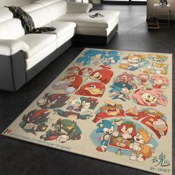 Sonic Week Sketches On Patreon Area Rug Living Room And Bed Room Rug Rug Regtangle Carpet Floor Decor Home Decor
