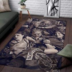 Sons Of Anarchy Area Rug Living Room Rug Home Decor Movie Ofd 02111