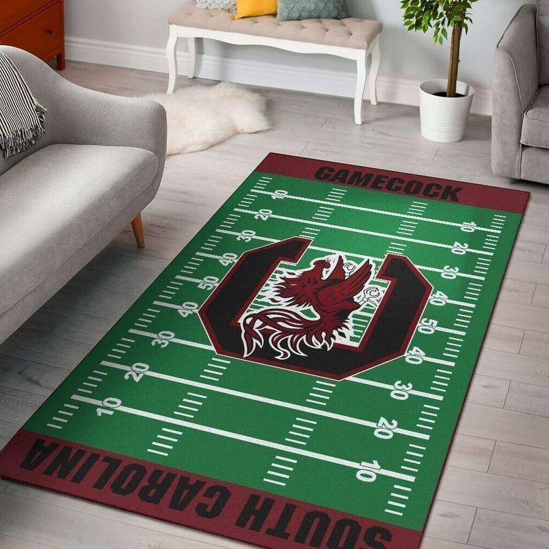 NCAA South Carolina Gamecocks Rug Living Room Rug Regtangle Carpet V17233