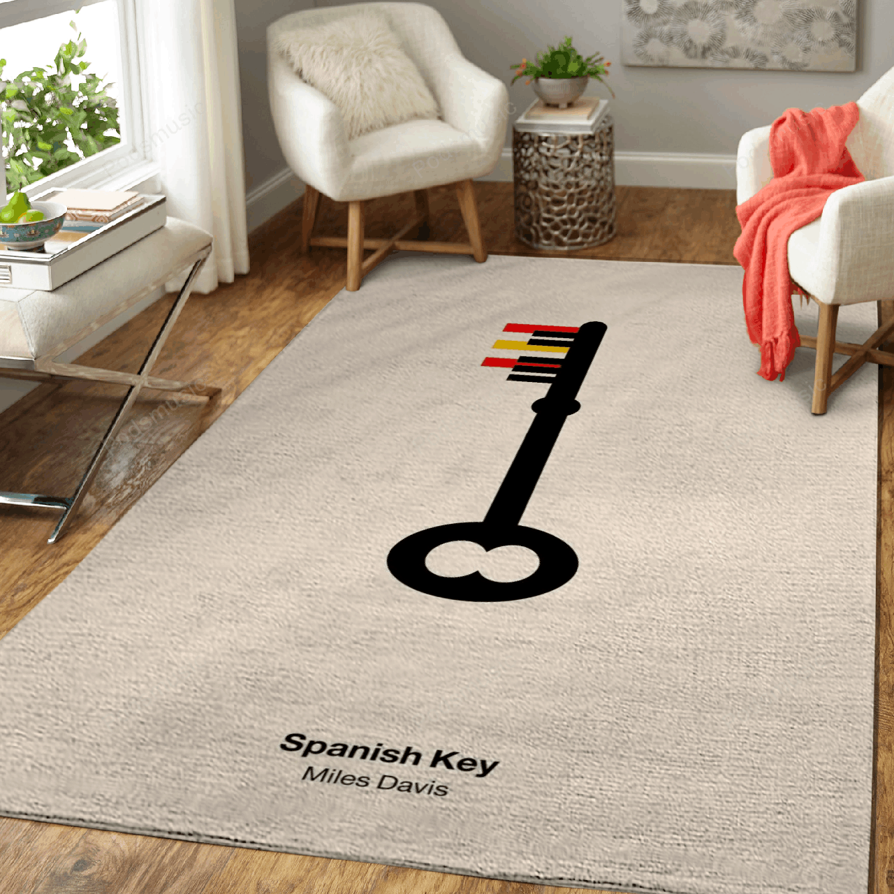 Spanish Key Music Art For Fans Area Rug Living Room Carpet Rug Regtangle Carpet Floor Decor Home Decor