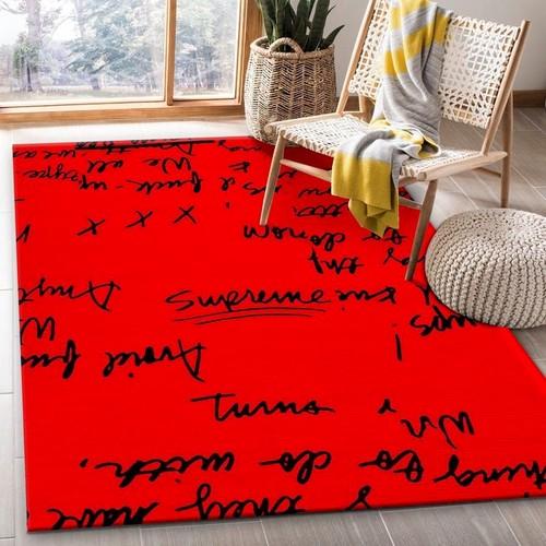Spe Red Rug Fashion Brand Rug Christmas Gift Us Decor Living Room Area Rug Home Decor