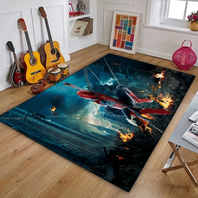 Spider Man Marvel 16 Area Rug Living Room And Bed Room Rug Rug Regtangle
