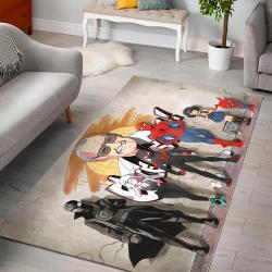 Spider Verse Miles Morales Marvel Rug Living Room Rug Home Decor V2