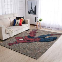 Spiderman Comic Area Rug Living Room Rug Home Decor Marvel Superhero Movie Ofd 120912