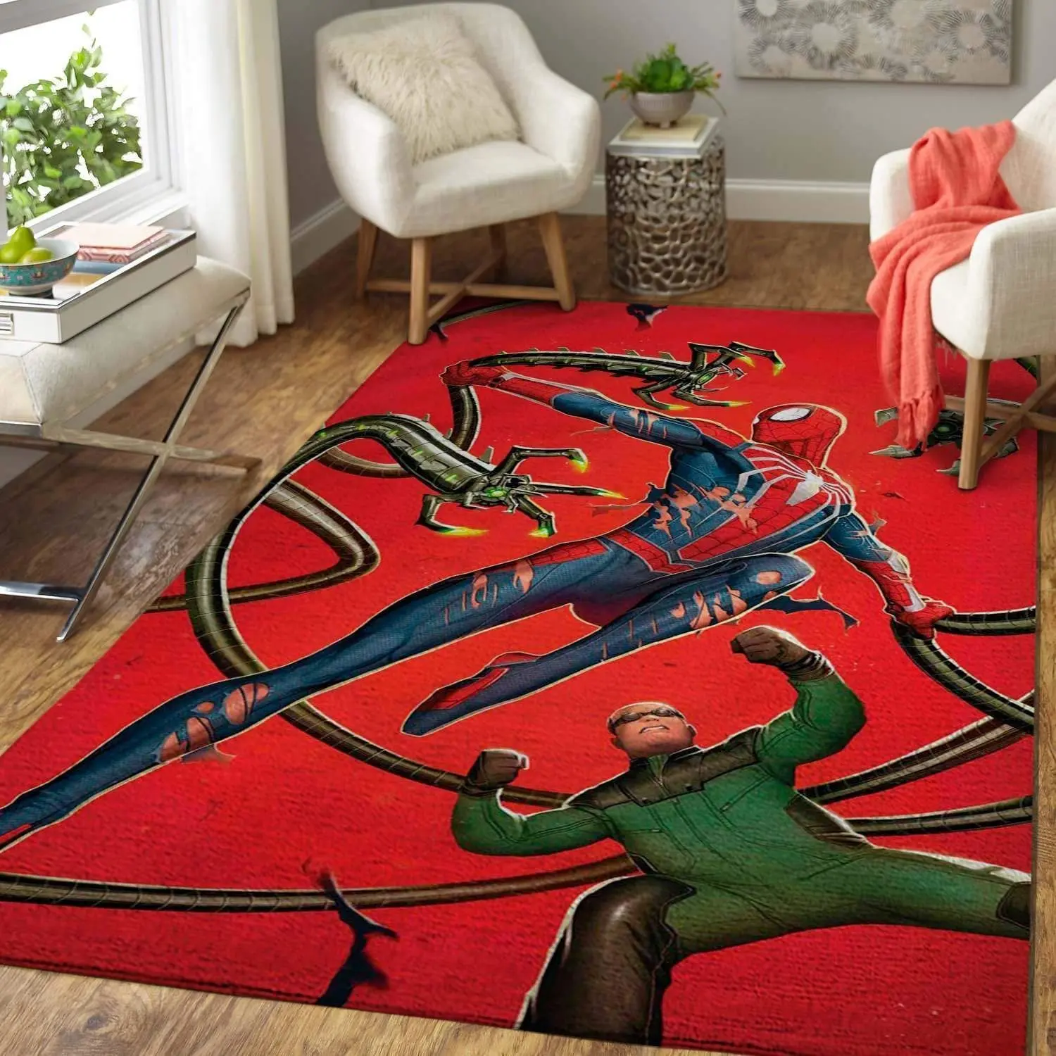 Spiderman Rug Marvel Superhero Carpet Area Rug Living Room Carpet Rug Regtangle Carpet Floor Decor Home Decor