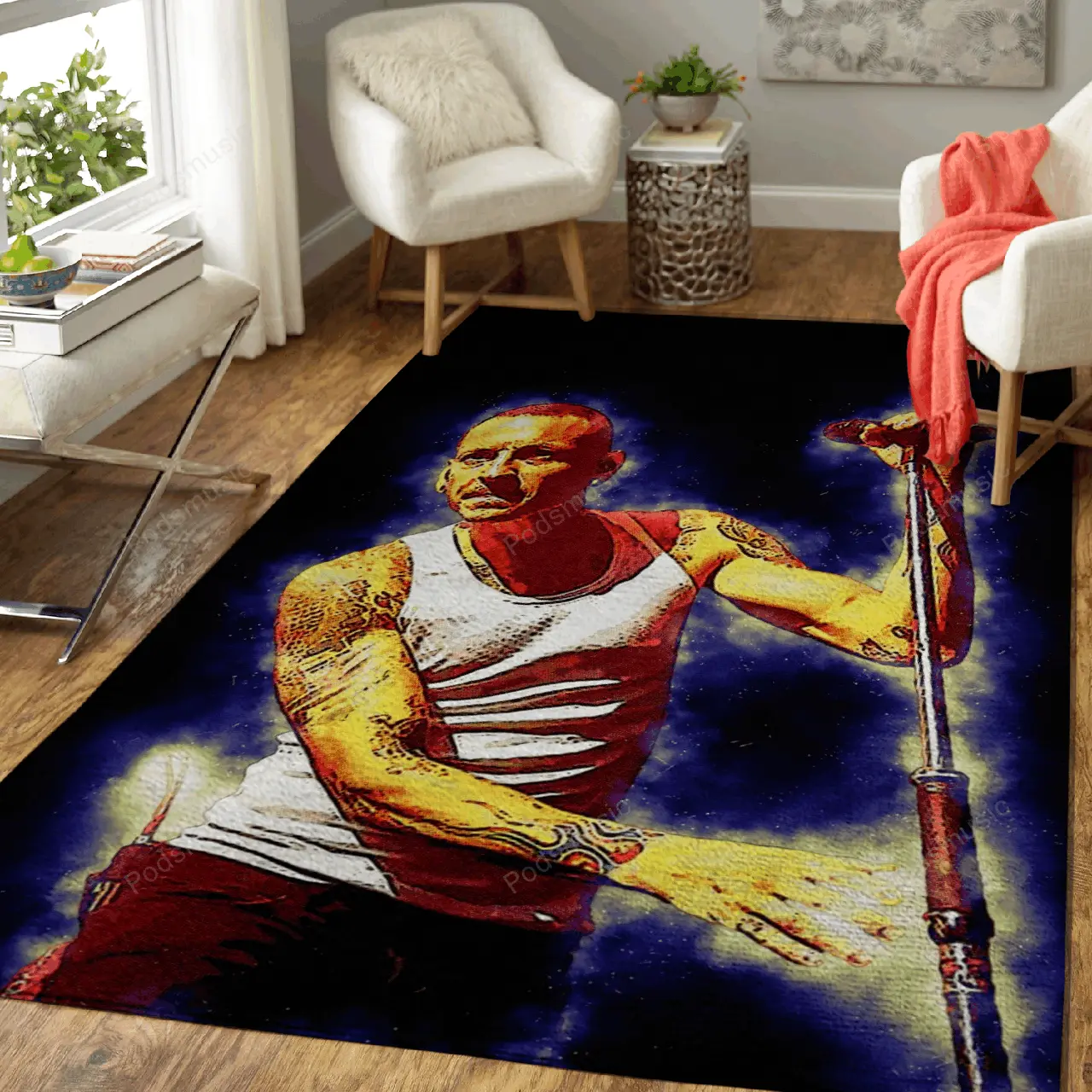 Spirit Chester Bennington Spirit Of Music Art For Fans Area Rug Living Room Carpet Rug Regtangle Carpet Floor Decor Home Decor