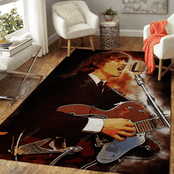 Spirit Of George Harrison Spirit Of Music Art For Fans Area Rug Living Room Carpet Rug Regtangle Carpet Floor Decor Home Decor
