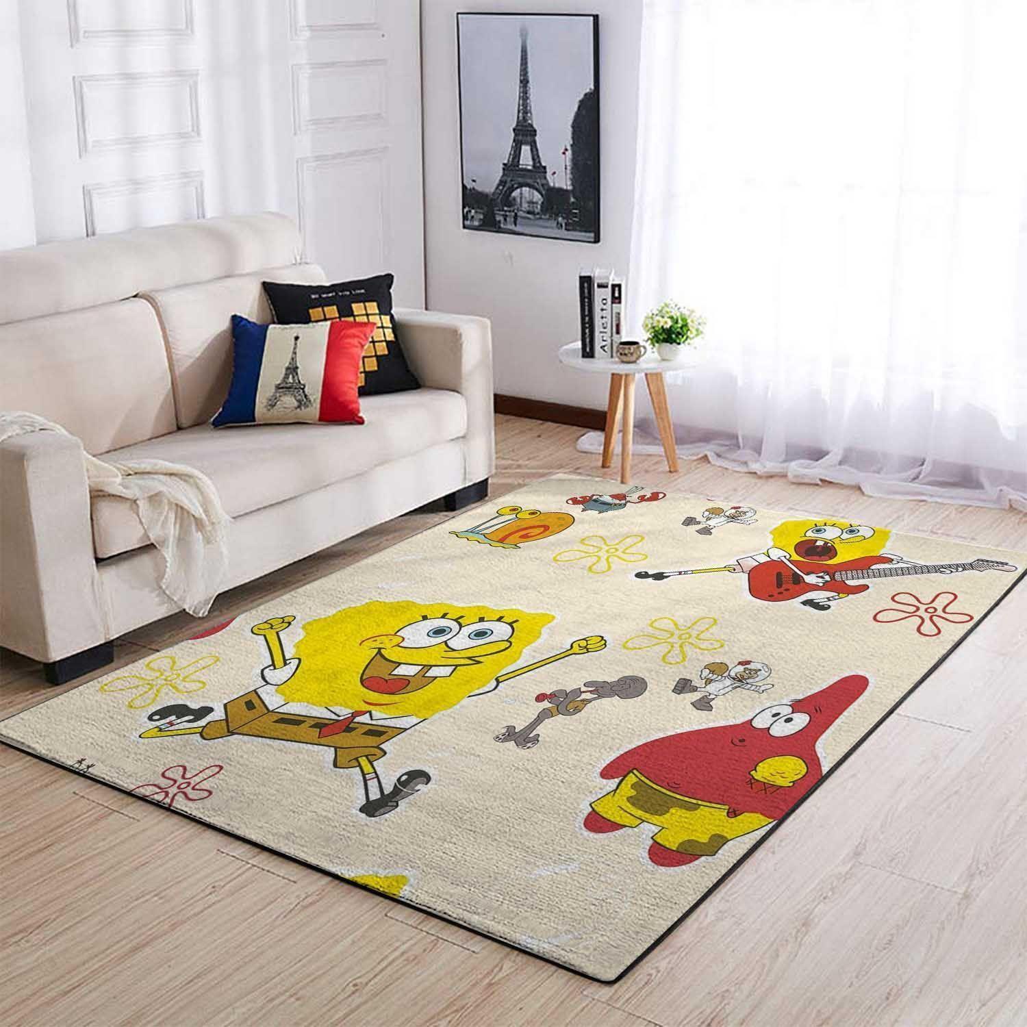 Spongebob Squarepants Area Rugs Living Room Carpet Ssp91209 Rug Regtangle Carpet Floor Decor Home Decor