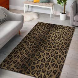Squirrel Rabbit Pattern Print Area Rug Living Room Rug Home Decor