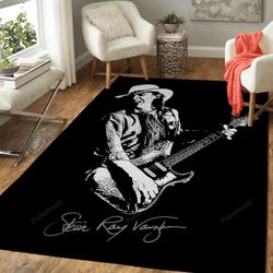 Srv Stevie Ray Vaughan Music Art For Fans Area Rug Living Room Carpet Rug Regtangle Carpet Floor Decor Home Decor