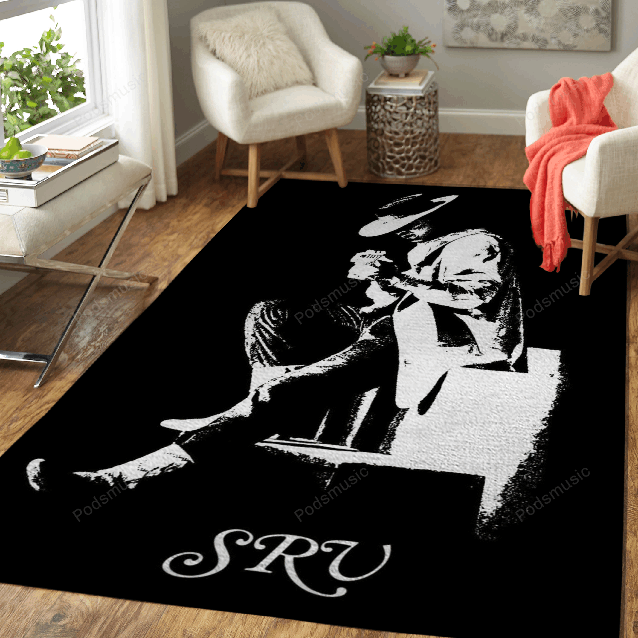 Srvstevie Ray Vaughan Music Art For Fans Area Rug Living Room Carpet Rug Regtangle Carpet Floor Decor Home Decor