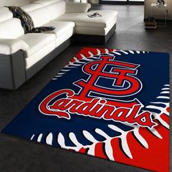 St. Louis Cardinals MLB Team Logo Area Rug Living Room Rug Home Decor 2