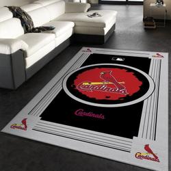 St. Louis Cardinals MLB Team Logo Area Rug Living Room Rug Home Decor 3