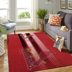 St. Louis Cardinals MLB Team Logo Area Rug Living Room Rug Home Decor 2