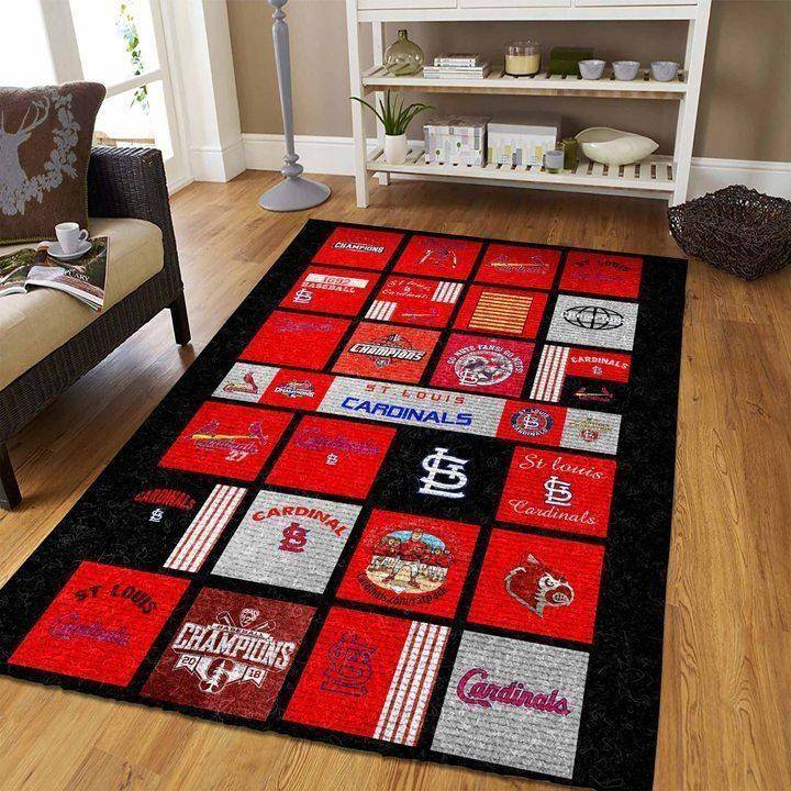 St. Louis Cardinals MLB Team Logo Area Rug Living Room Rug Home Decor V6699
