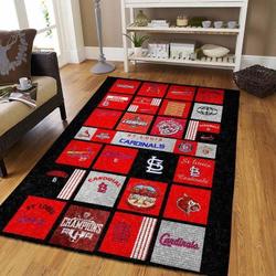 St. Louis Cardinals MLB Team Logo Area Rug Living Room Rug Home Decor V6699