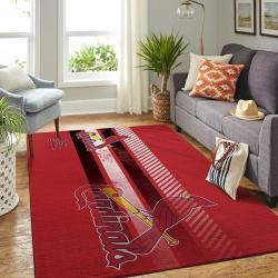 St Louis Cardinals Mlb Team Logo Nice Gift Home Decor Rectangle Area Rug