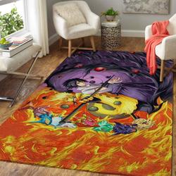 Stained Glass Hunter Area Rug Living Room Rug Home Decor Home Decor Bedroom Living Room Decor