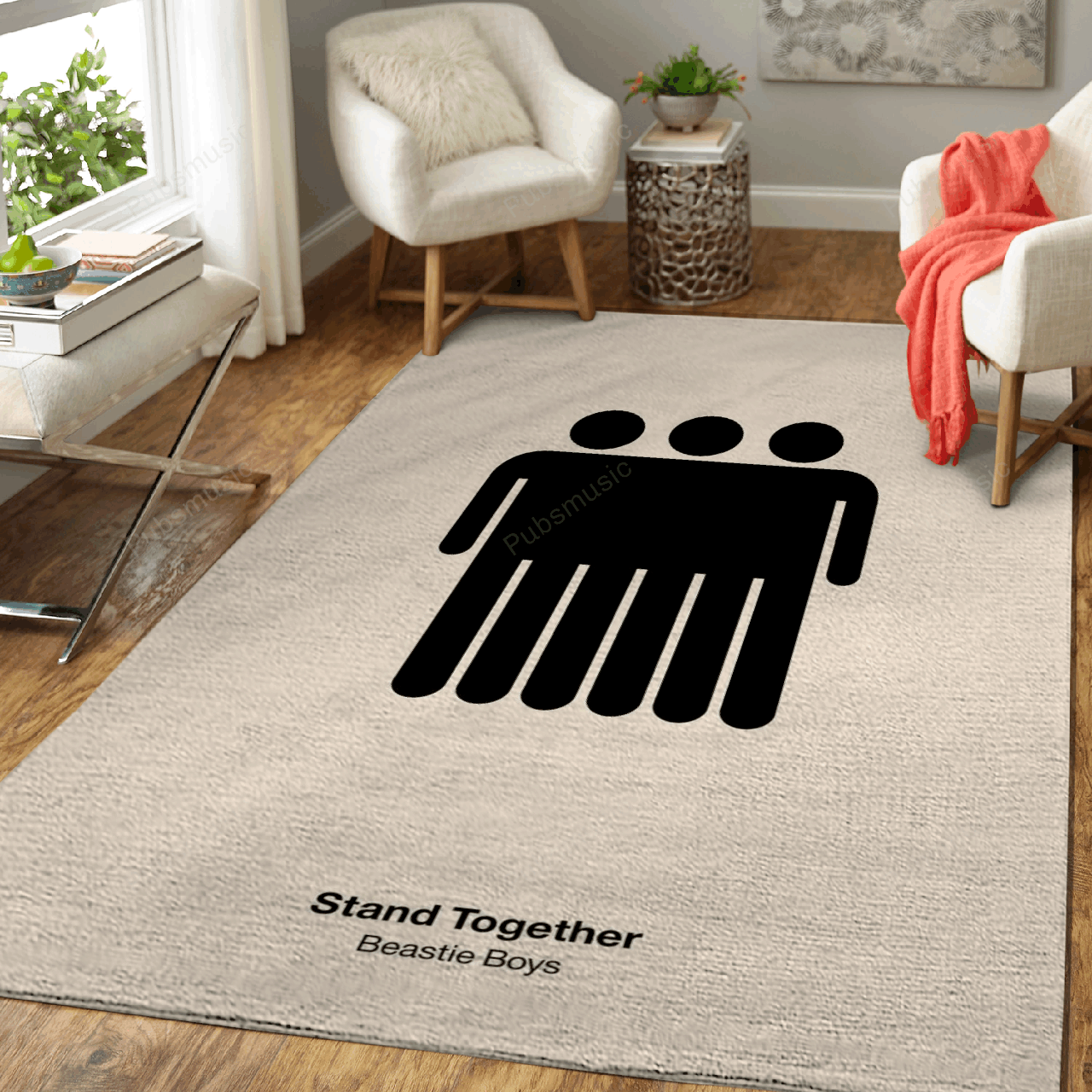 Stand Together Music Art For Fans Area Rug Living Room Carpet Rug Regtangle Carpet Floor Decor Home Decor