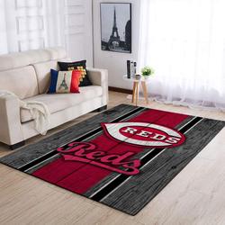 MLB Cincinnati Reds Living Room Carpet Sports Home Floor Decor Rb7A8E7E6731