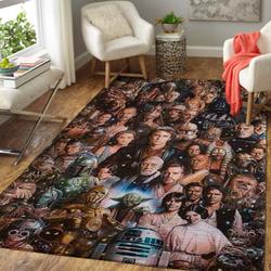 Star War Fans Area Rug Living Room Rug Home Decor Movie Home Decor