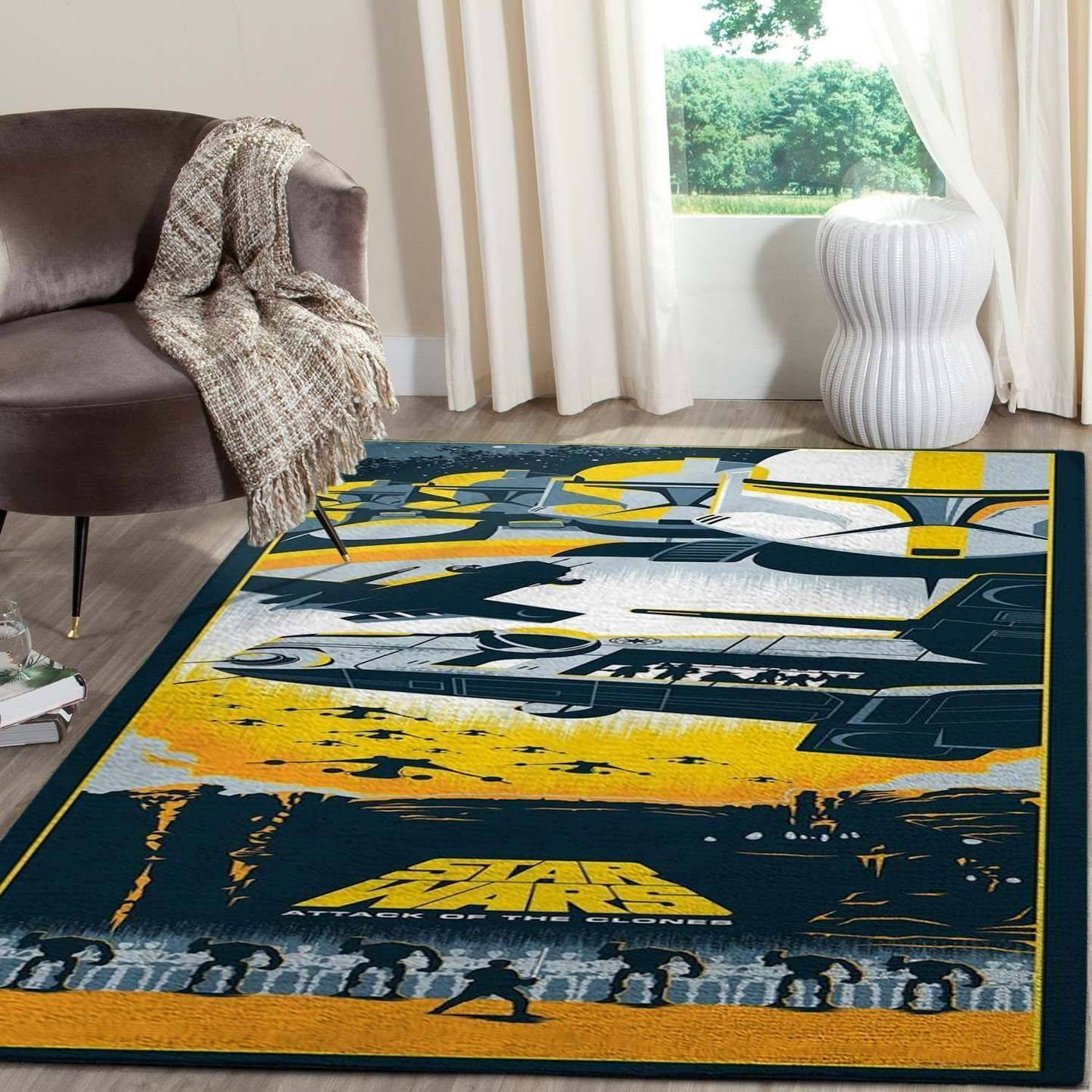 Star Wars Area Rug Living Room Rug Home Decor Floor Decor The Us Decor