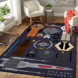 Star Wars Area Rug Living Room Rug Home Decor Movie Floor Decor 1910264