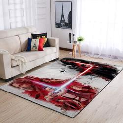 Star Wars Area Rug Living Room Rug Home Decor The Last Jedi Movie Ofd 1909193
