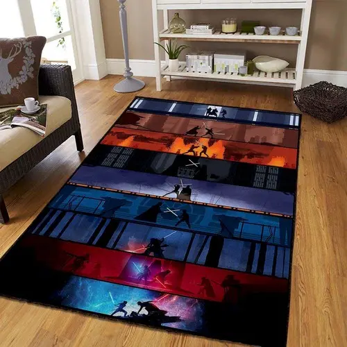 Star Wars Area Rug Living Room Rug Home Decors Anime Movies Living Room