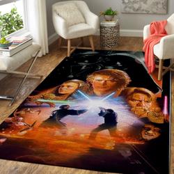 Star Wars Area Rug Revenge Of The Sith Movie Rug Regtangle Carpet Floor Decor Home Decor