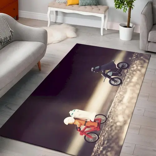 Star Wars Bicycles Darth Vader Droids Legos Rug Living Room Rug Home Decor