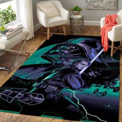 Star Wars Fans Darth Vader Area Rug Anakin Skywalker Movie Home Decor
