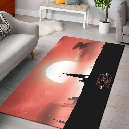 Star Wars Force Awakens Sci Fi Futuristic Action Rug Living Room Rug Home Decor V1