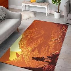 Star Wars Force Awakens Sci Fi Futuristic Disney Rug Living Room Rug Home Decor