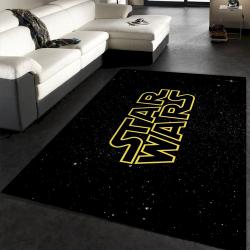Star Wars Logo Area Rug Geeky Carpet Home Decor Bedroom Living Room De