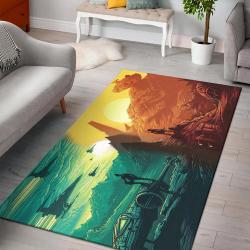Star Wars Sci Fi Action Fighting Futuristic Rug Living Room Rug Home Decor V1