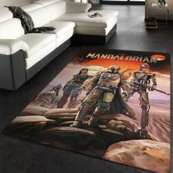 Star Wars The Mandalorian Area Rug Living Room And Bed Room Rug Regtangle