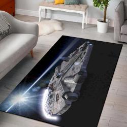 Star Wars X Wing Spaceship Futuristic Space Sci Rug Living Room Rug Home Decor