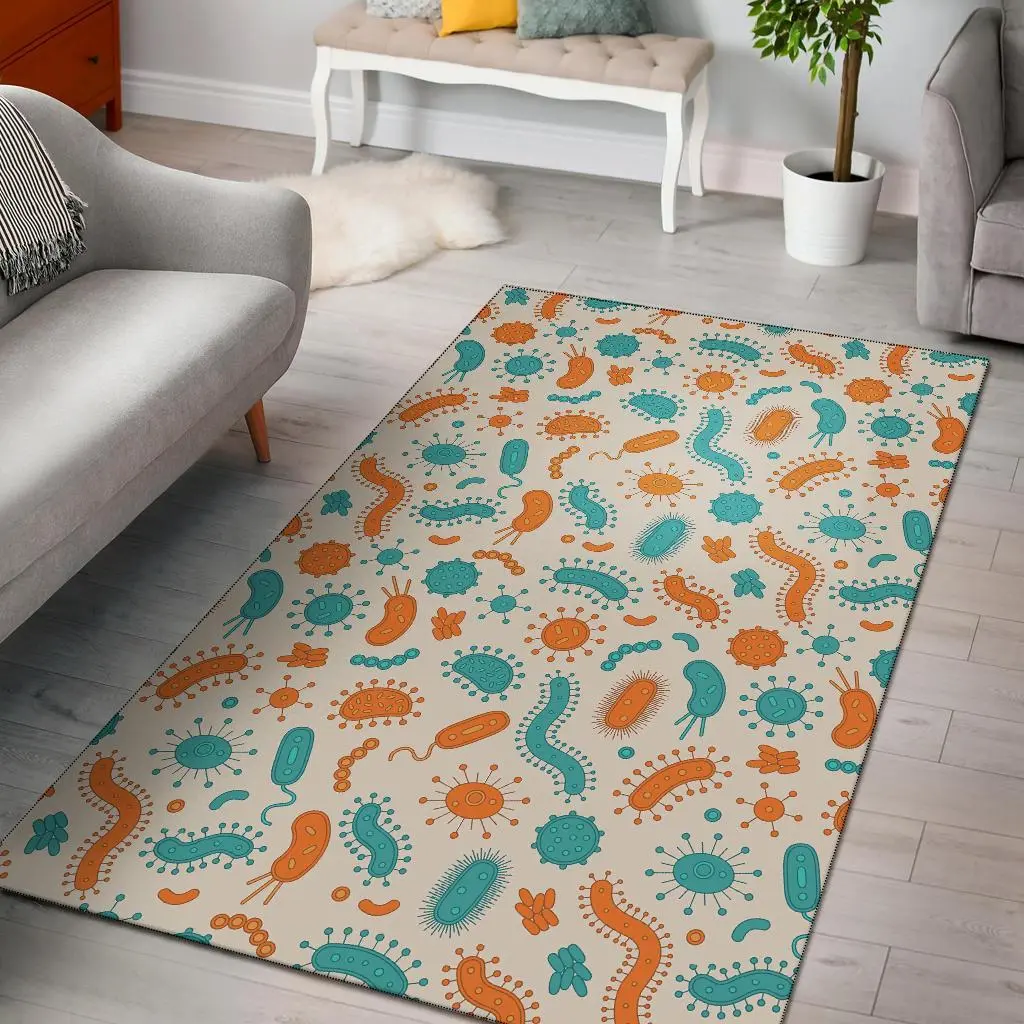 Starfish Ocean Print Pattern Area Rug Living Room Rug Home Decor