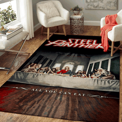 Steel Phanter Music Art For Fans Area Rug Living Room Carpet Rug Regtangle Carpet Floor Decor Home Decor