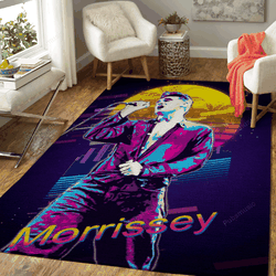 Steven Patrick Morrissey Artwork Music Synthwave 80S Art For Fans Area Rug Living Room Carpet Rug Regtangle Carpet Floor Decor Home Decor