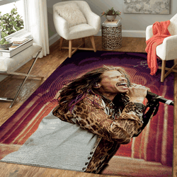 Steven Tyler Music Popart For Fans Area Rug Living Room Carpet Rug Regtangle Carpet Floor Decor Home Decor