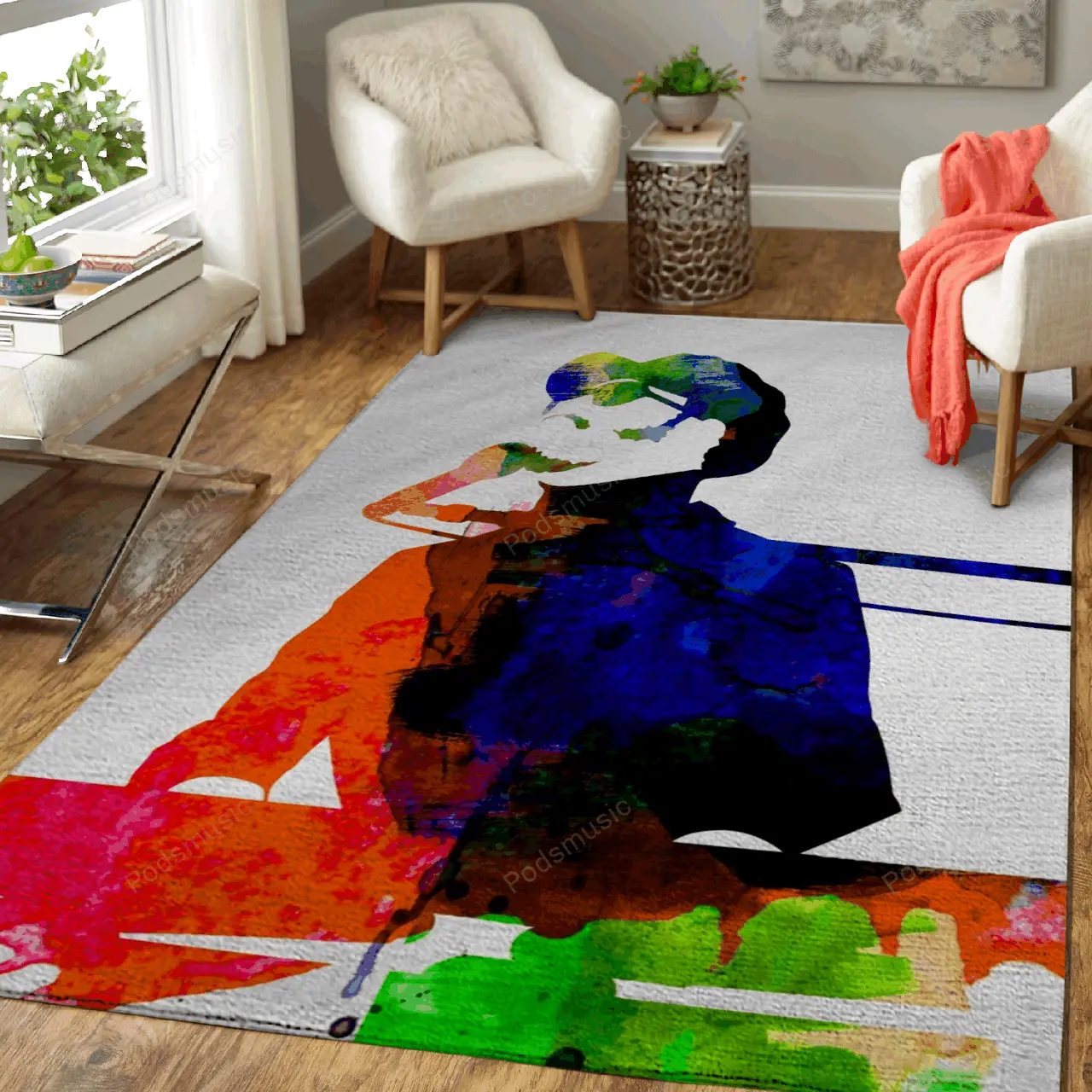 Stevie Watercolor Music Legends Art For Fans Area Rug Living Room Carpet Rug Regtangle Carpet Floor Decor Home Decor