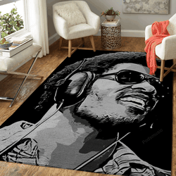 Stevie Wonder Music Painting Art For Fans Area Rug Living Room Carpet Rug Regtangle Carpet Floor Decor Home Decor