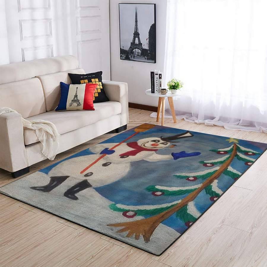 Snowman Rug Modern Rugs For Living Room Modern Rug Rug Home Decor Rug