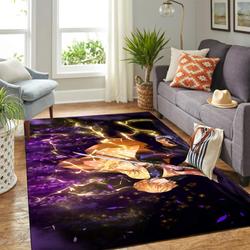 Kemetsu No Yabai Area Rug Living Room Rug Home Decor Home Decor Bedroom Living Room Decor