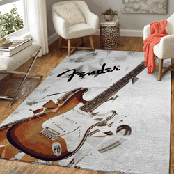 Stratocaster Guitar 1 Music Art Studio Art For Fans Area Rug Living Room Carpet Rug Regtangle Carpet Floor Decor Home Decor